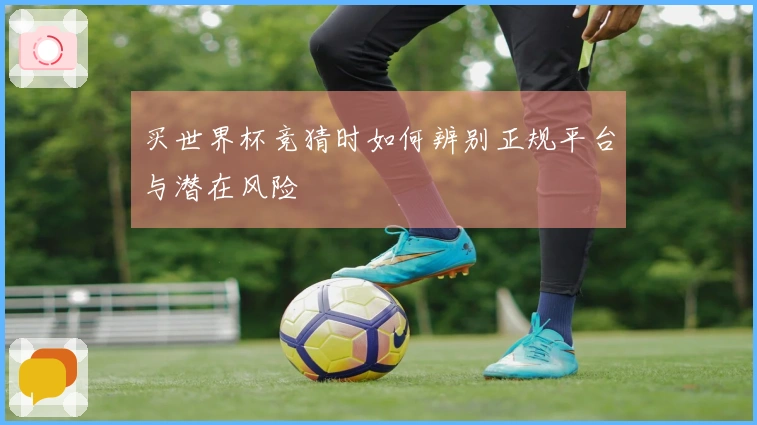 买世界杯竞猜时如何辨别正规平台与潜在风险