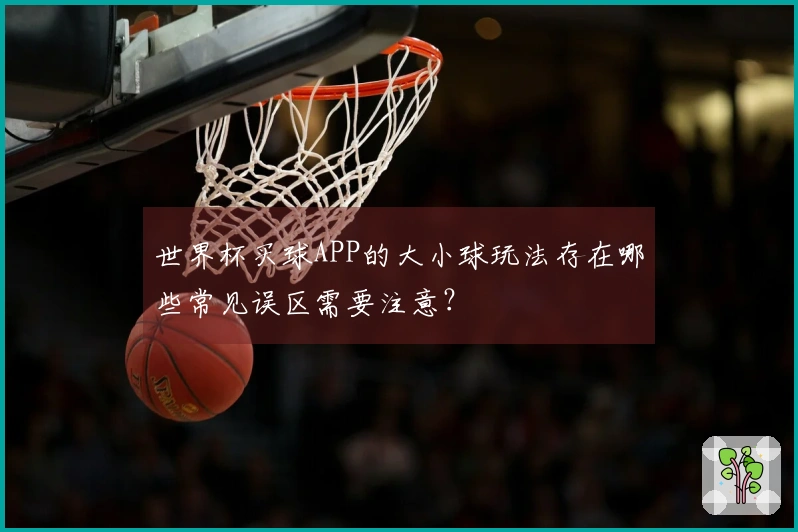 世界杯买球APP的大小球玩法存在哪些常见误区需要注意？